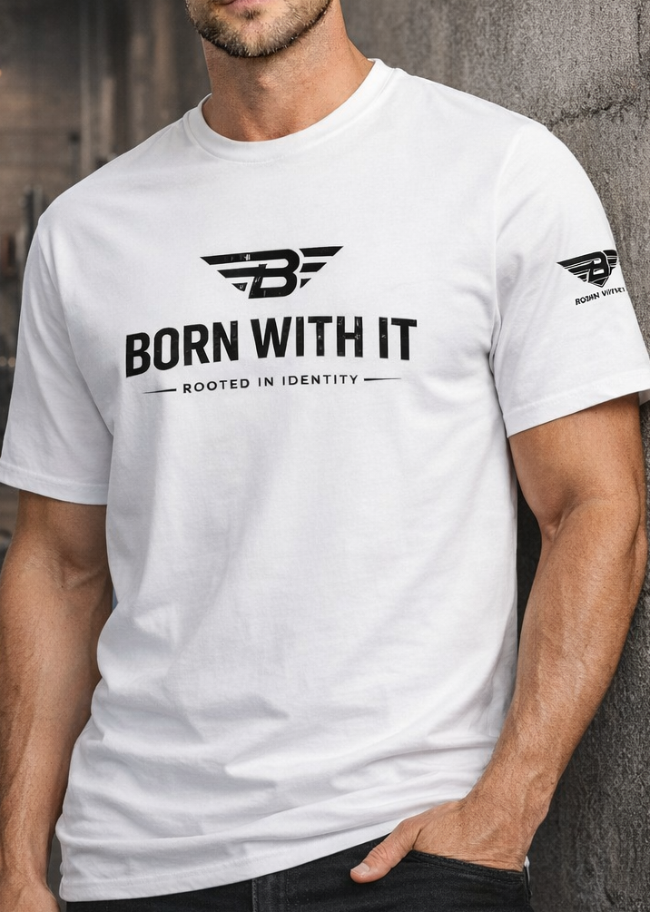 ORGANIC COTTON T-SHIRT BORN WITH IT BY DESIGN