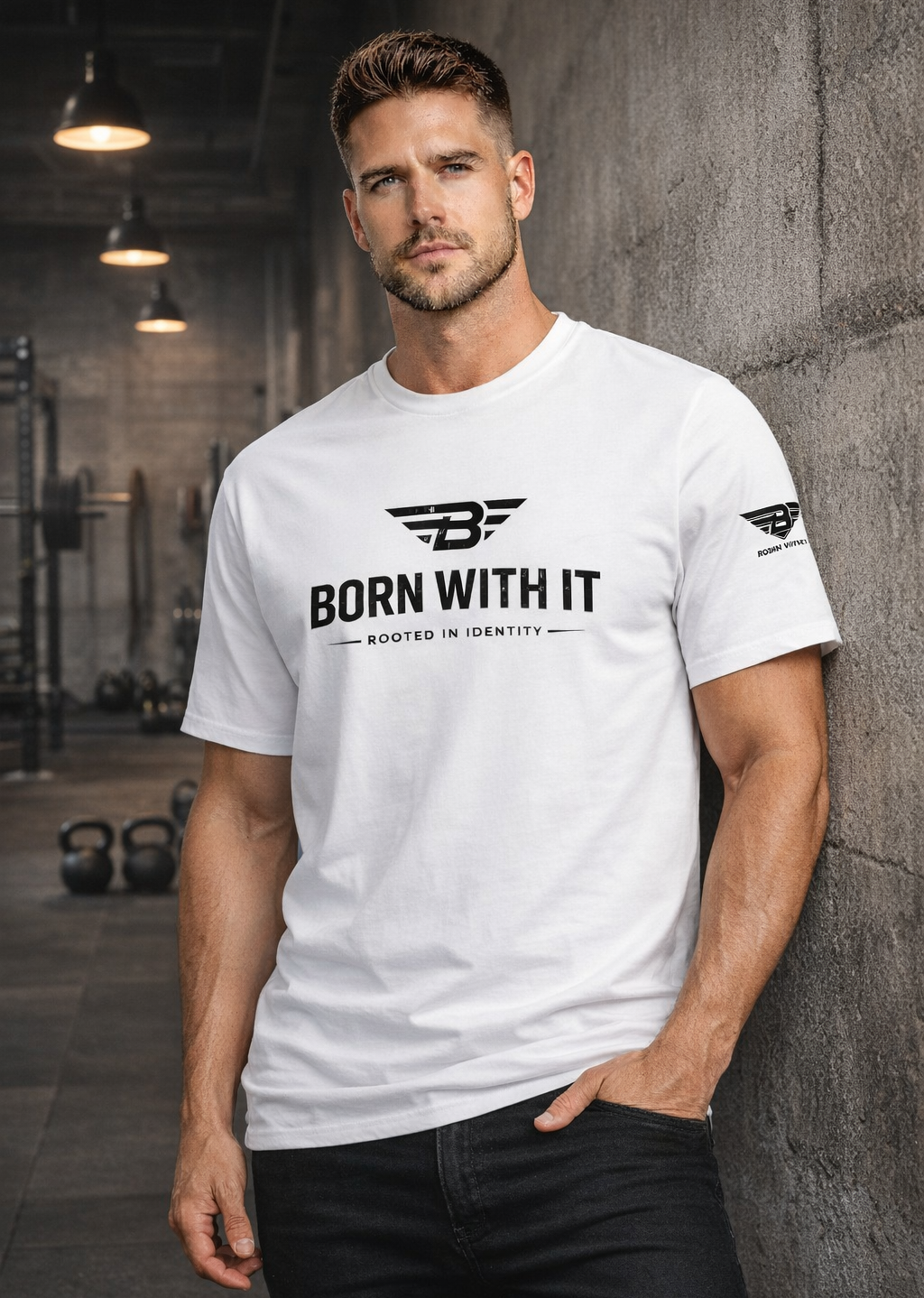ORGANIC COTTON T-SHIRT BORN WITH IT BY DESIGN